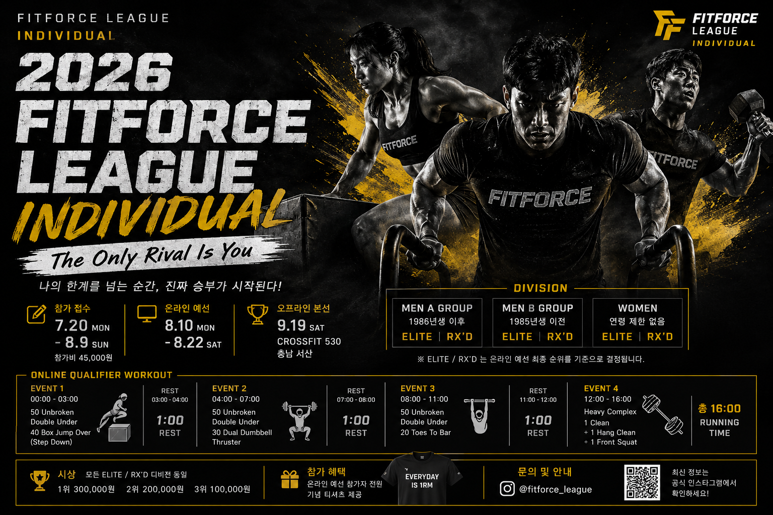 2026 FITFORCE LEAGUE INDIVIDUAL