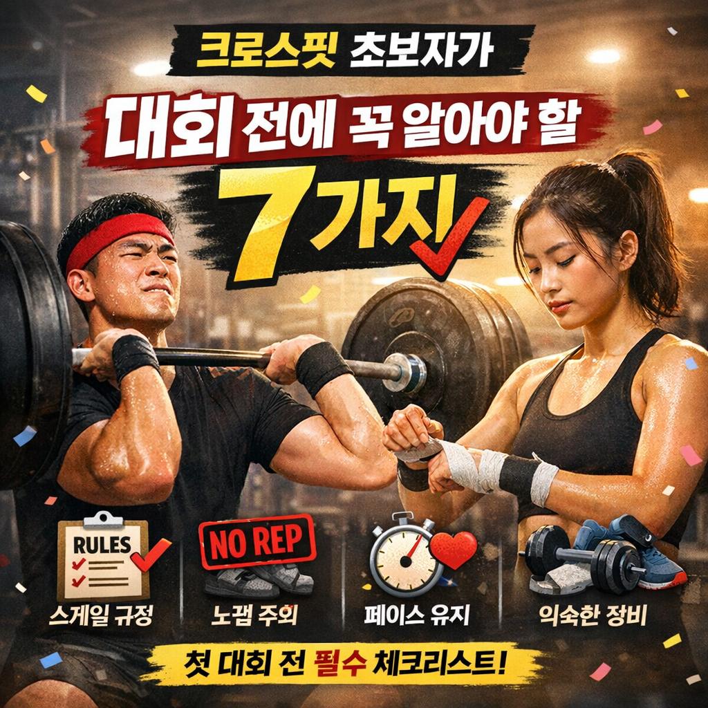 크로스핏 초보자가 대회 전에 꼭 알아야 할 7가지