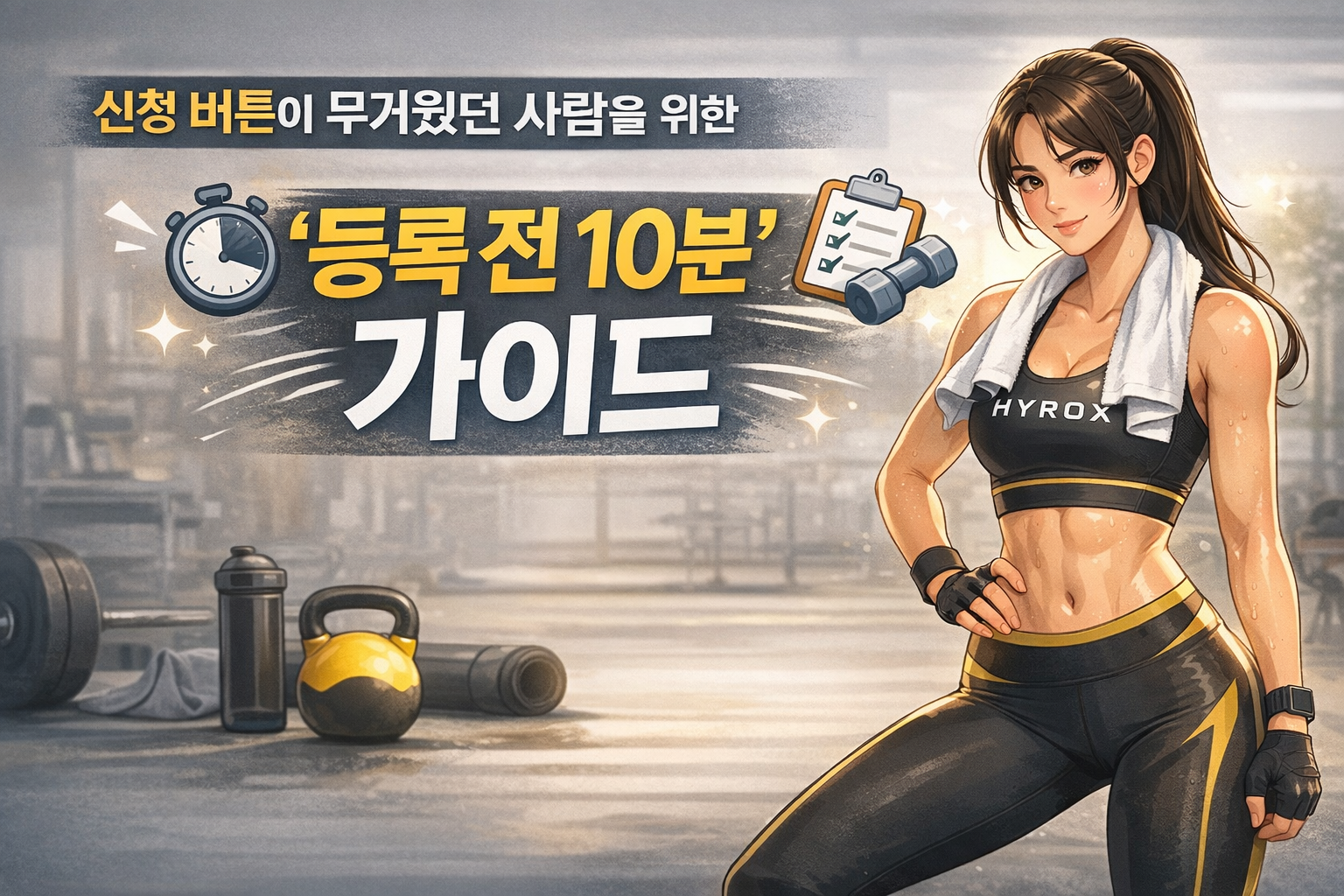 HYROX 신청 버튼 누르기까지 한 달 걸린 이유